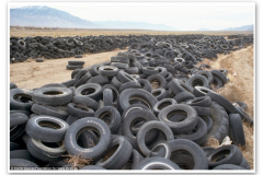 Skládka pneumatik v Nevadě