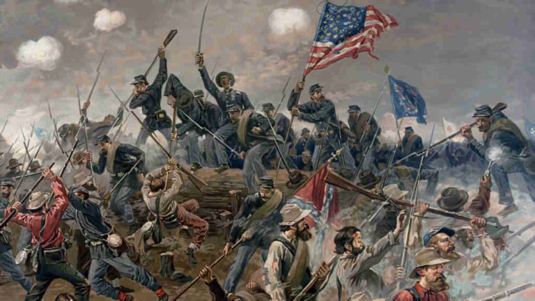 The bloodiest war in American history, North versus South